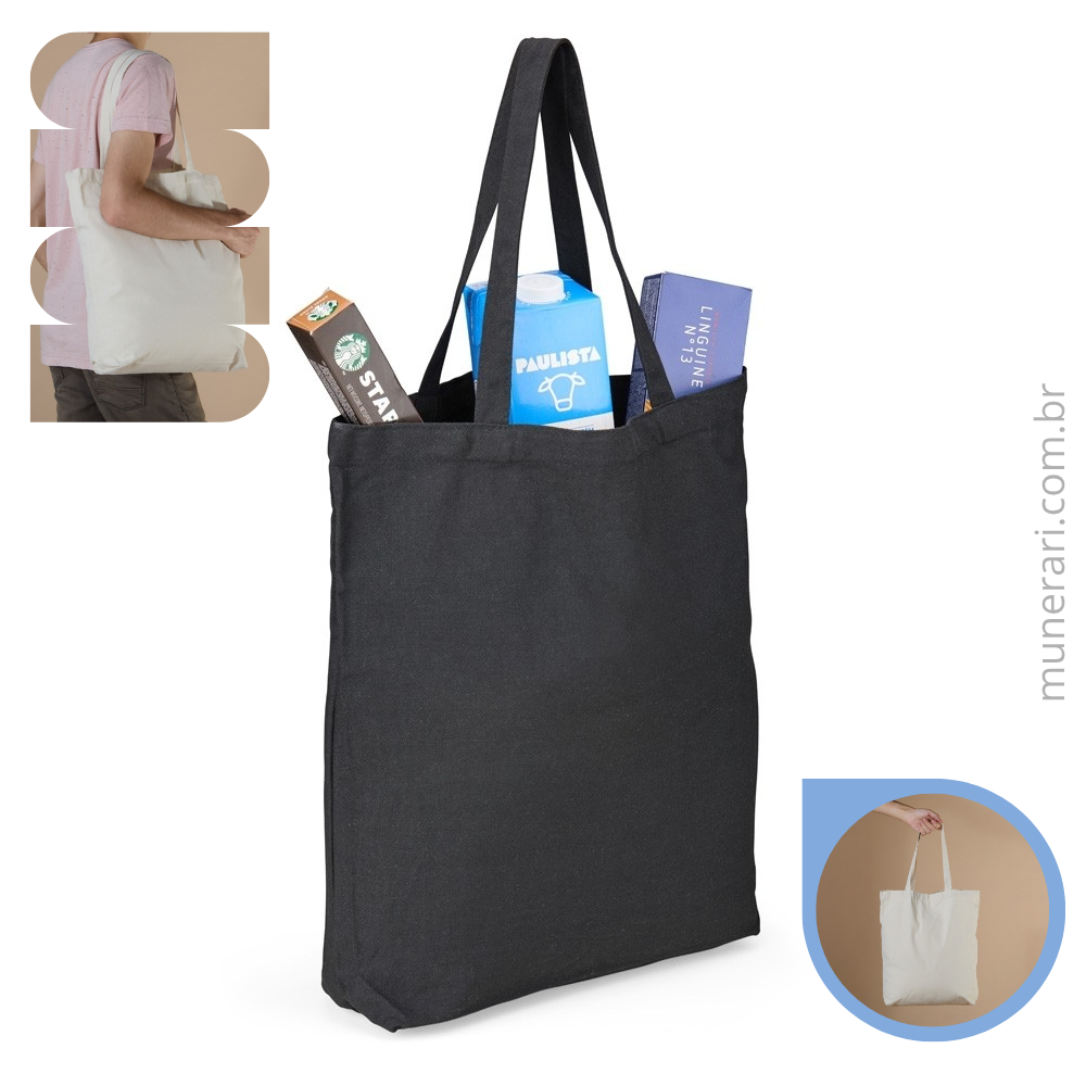 Sacola de Algodão (ECOBAG) 42x43 cm Personalizada