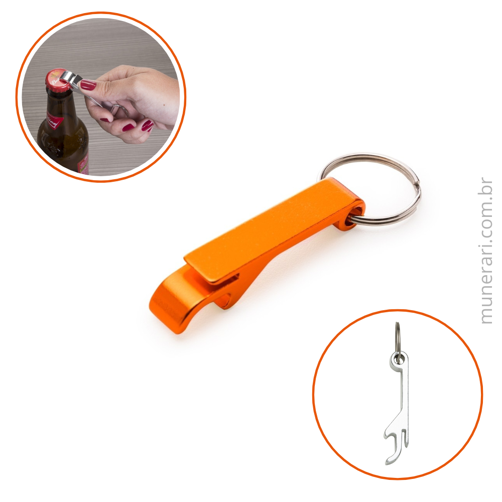 Chaveiro Abridor de Garrafas Personalizado