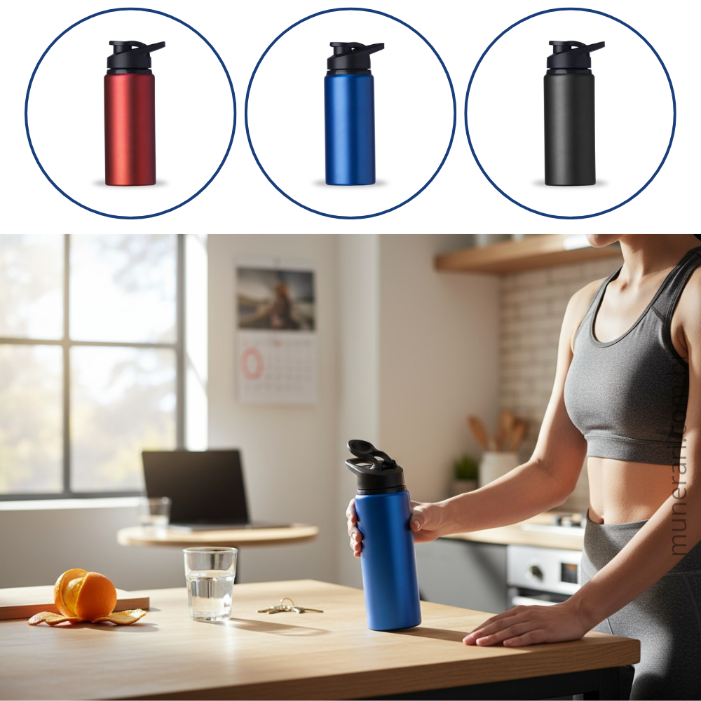 Squeeze em Alumínio 600ml Personalizado