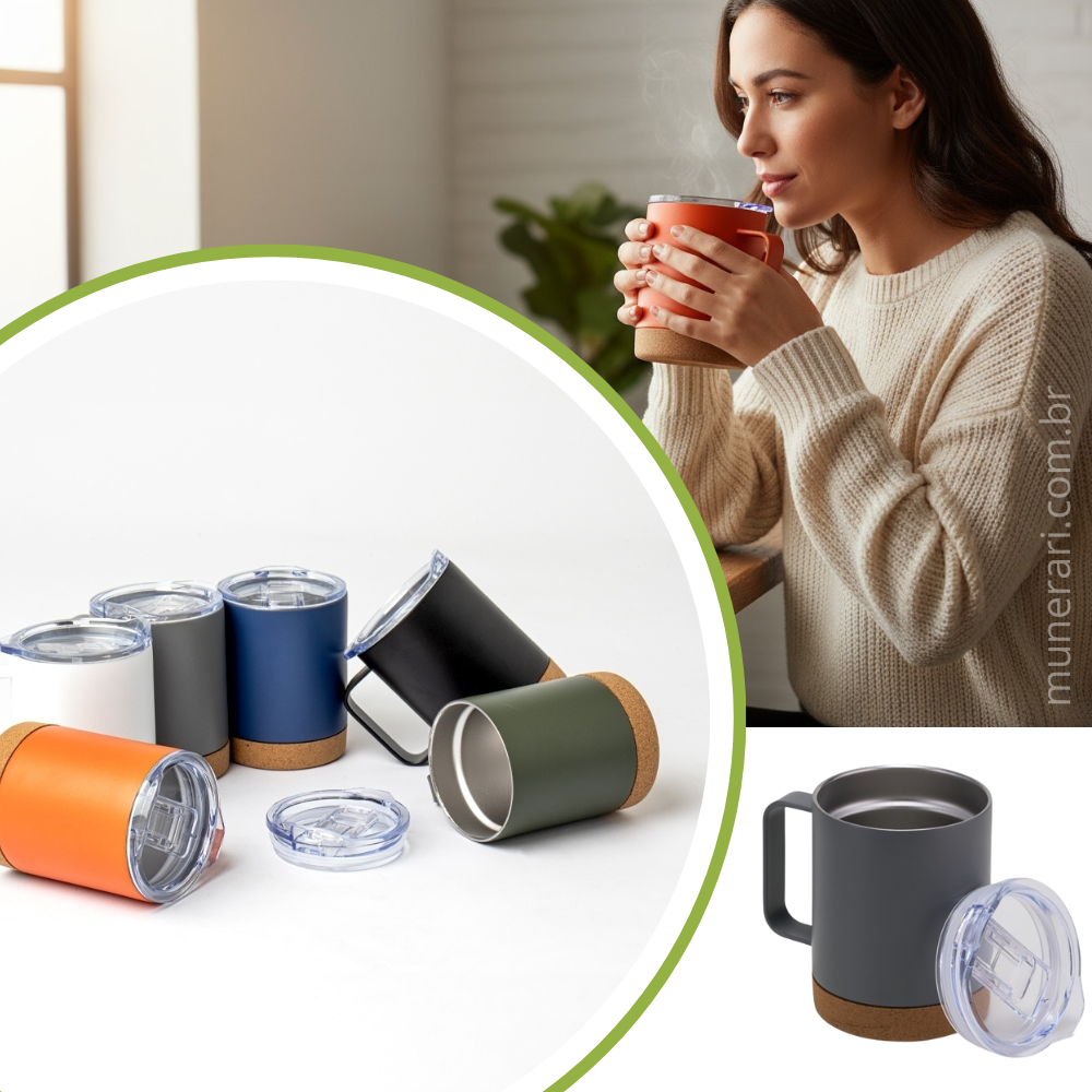 Caneca Térmica 400ml Personalizada