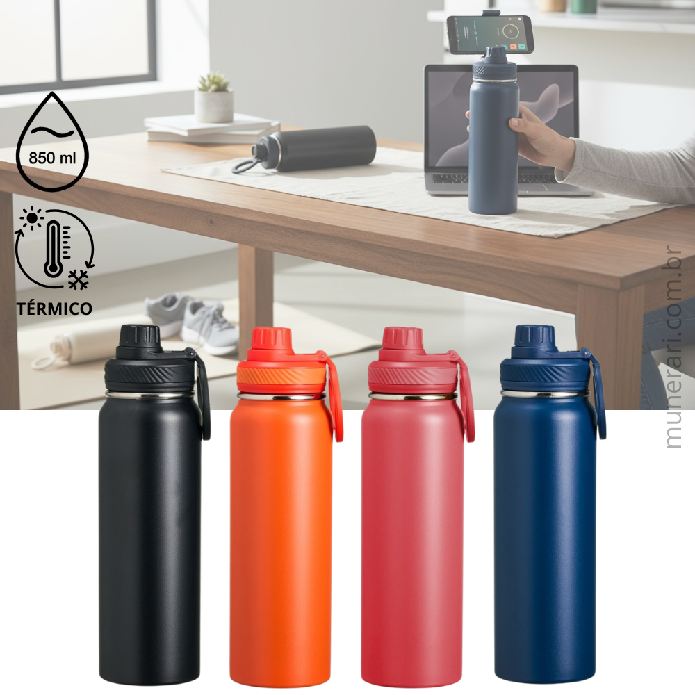 Garrafa Térmica 850ml Personalizada