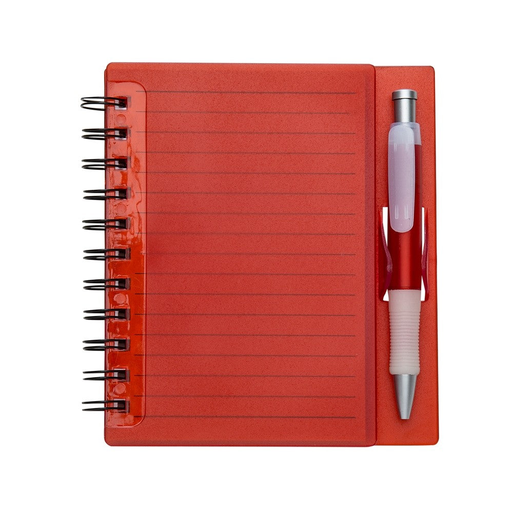 Caderno Plástico com Caneta Personalizado