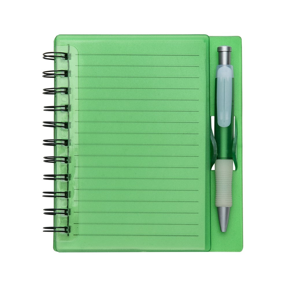 Caderno Plástico com Caneta Personalizado