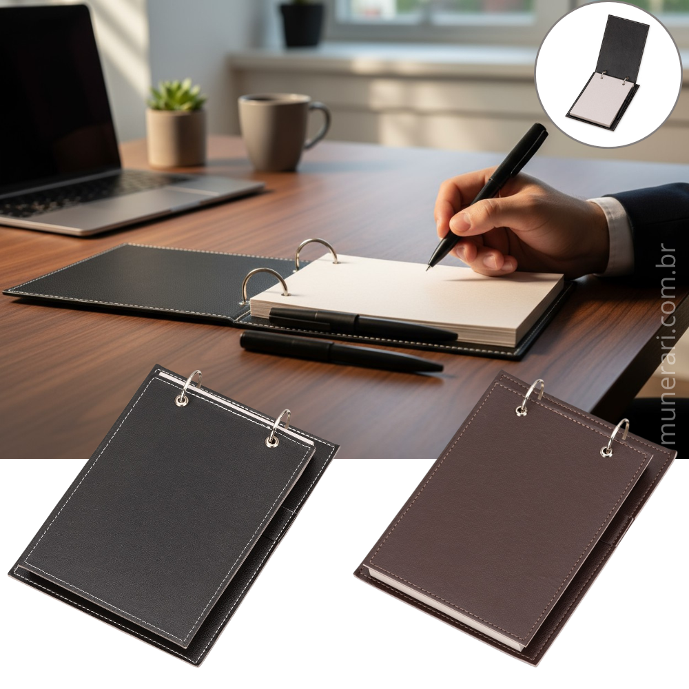 Bloco de Anotação de Mesa 17x23 cm Personalizado