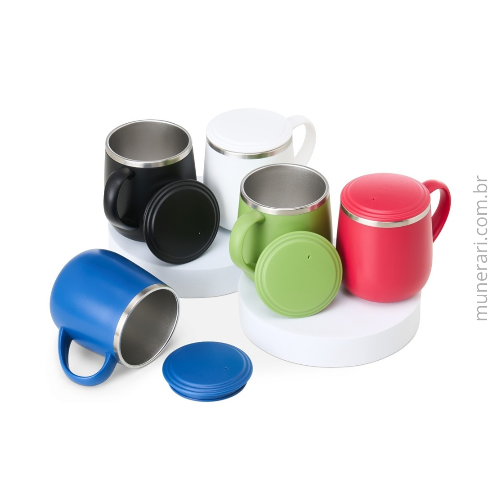 Caneca Parede Dupla 370ml Personalizada