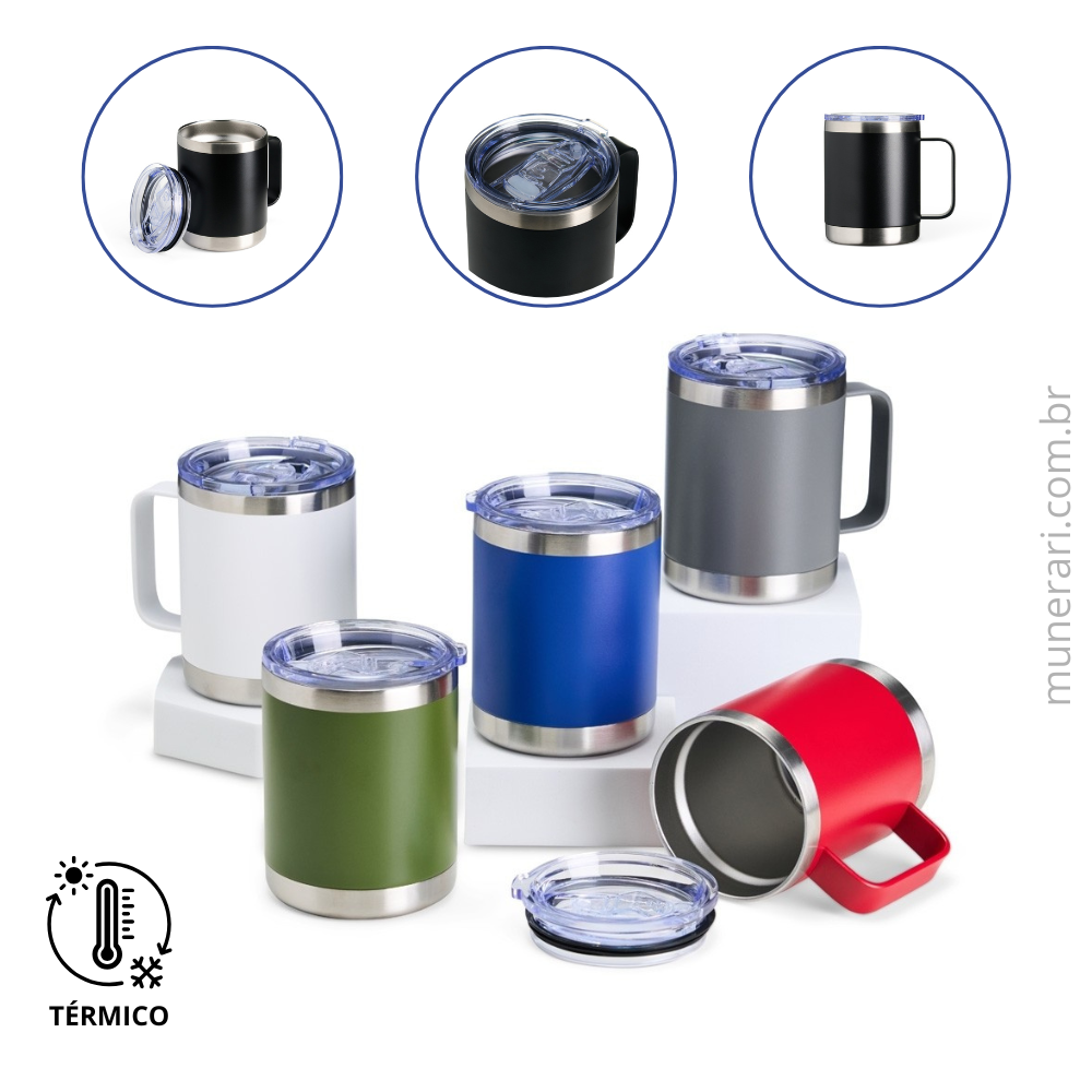 Caneca Térmica 390ml Personalizada