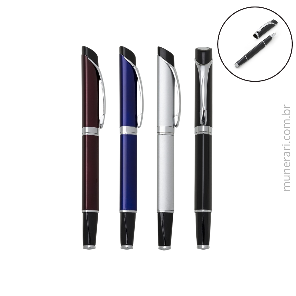 Caneta de Metal Triangular Personalizada