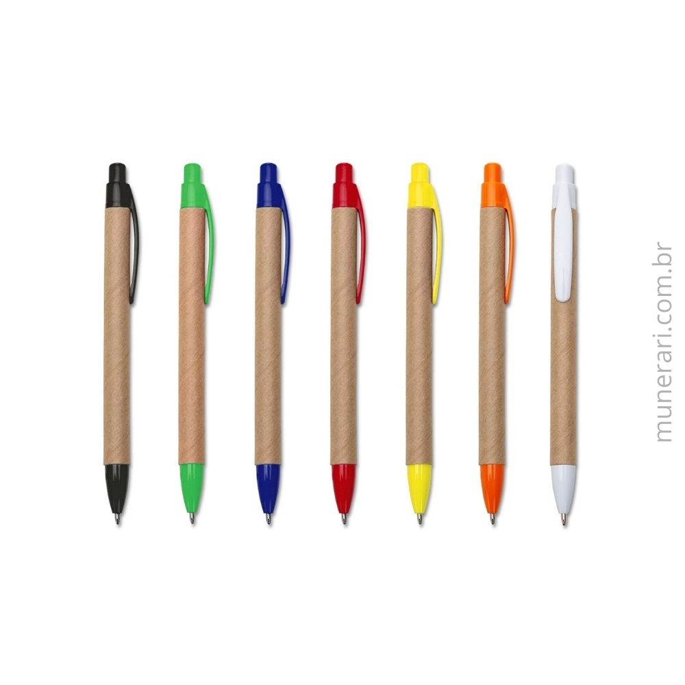 Caneta Ecológica de Papelão Personalizada