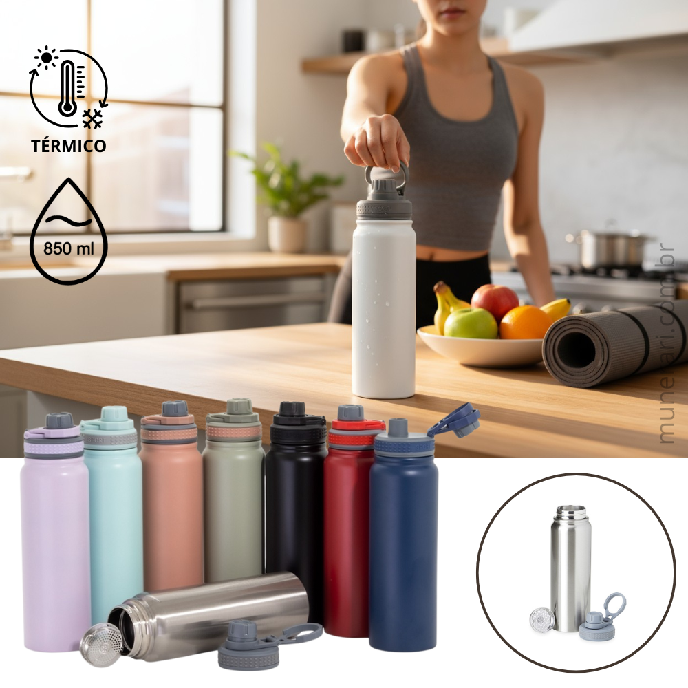 Garrafa Térmica 850ml Personalizada