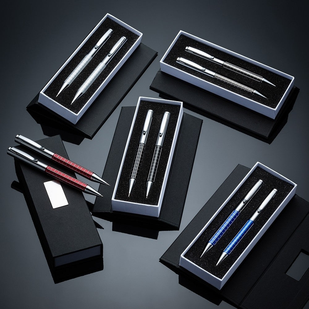 Conjunto Caneta e Lapiseira em Metal Personalizado