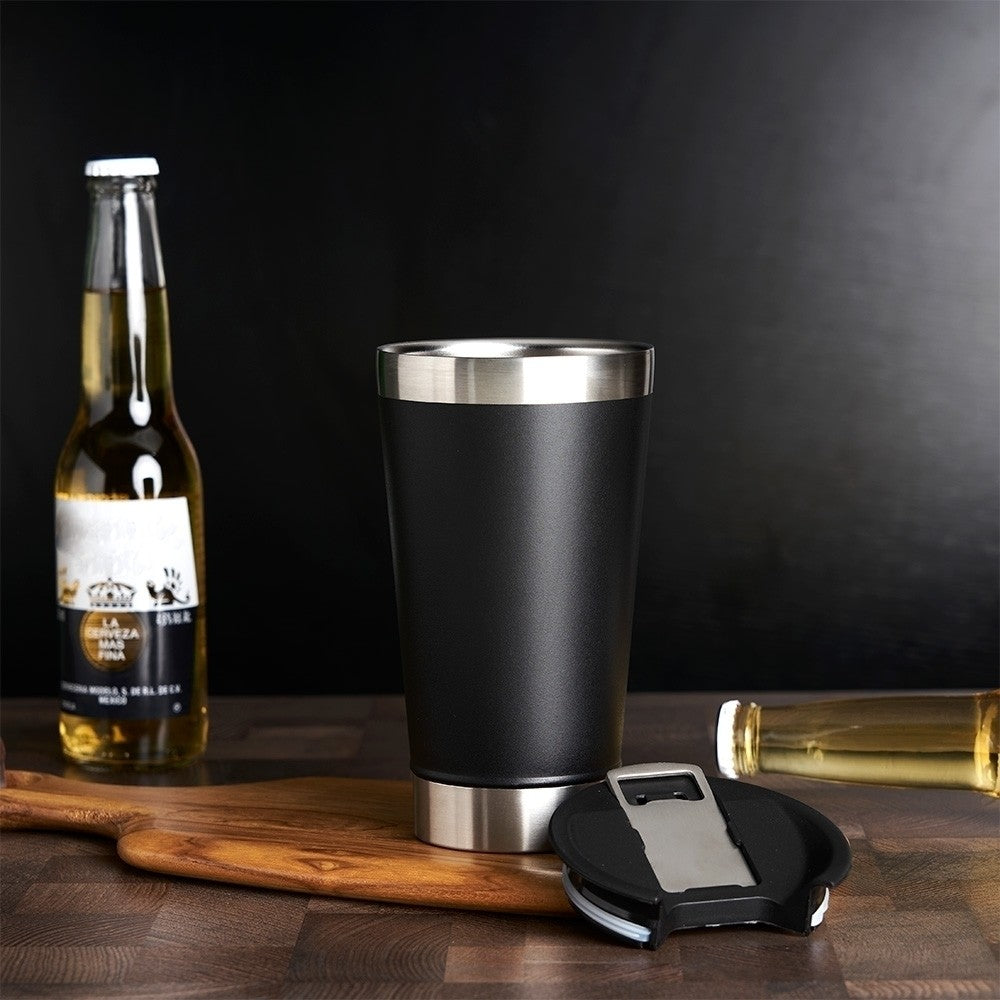 Copo Térmico 473ml com Abridor de Garrafas Personalizado