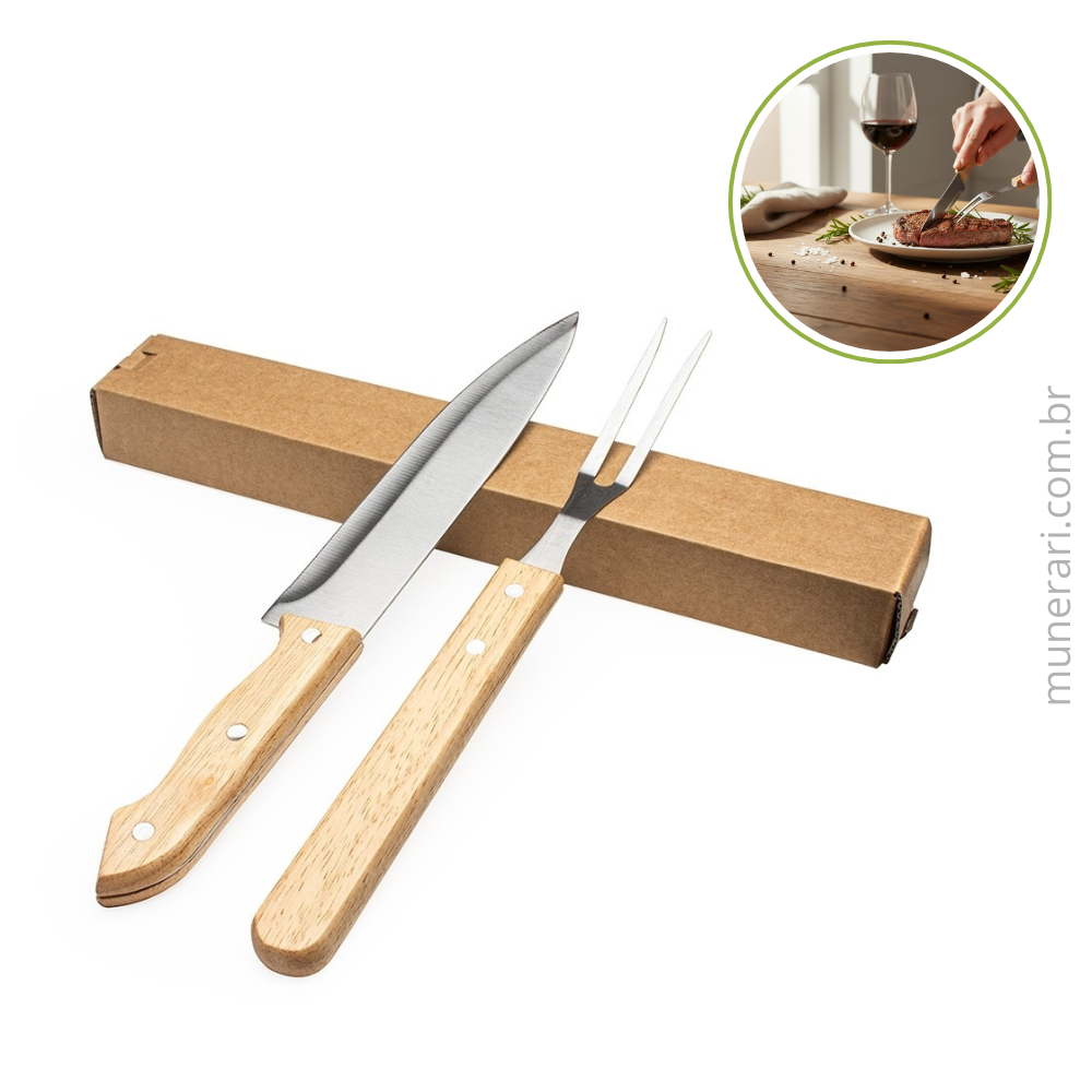 Kit Churrasco 2 Peças Personalizado