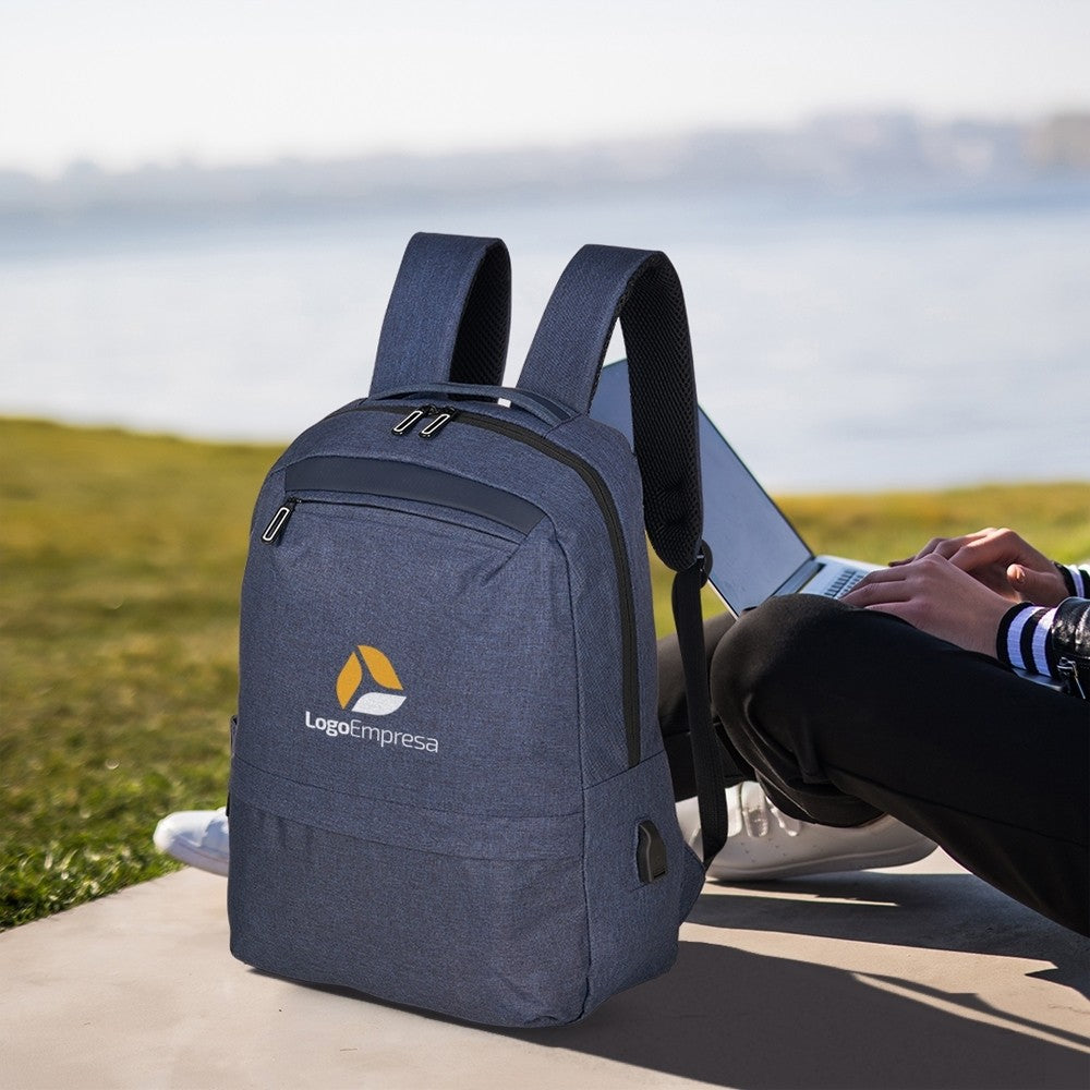 Mochila Nylon USB 21 Litros Personalizada