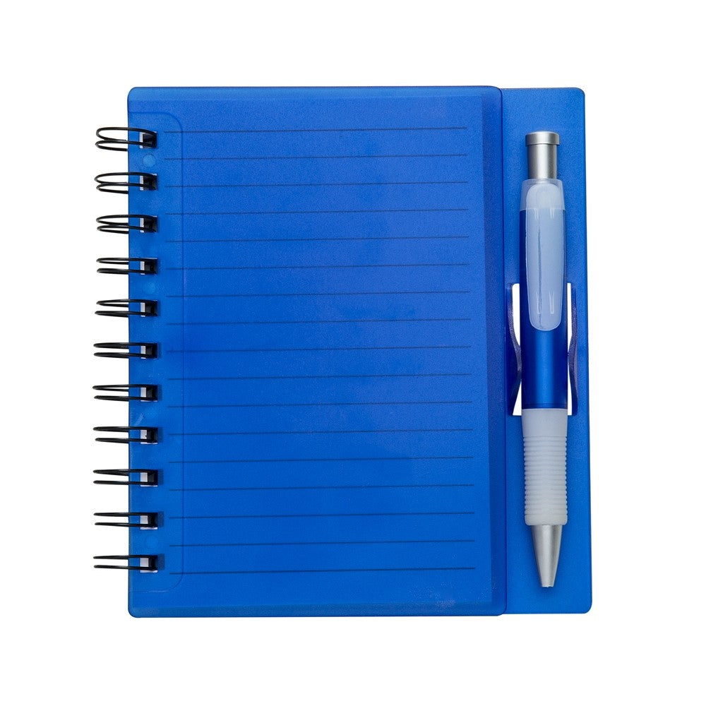 Caderno Plástico com Caneta Personalizado
