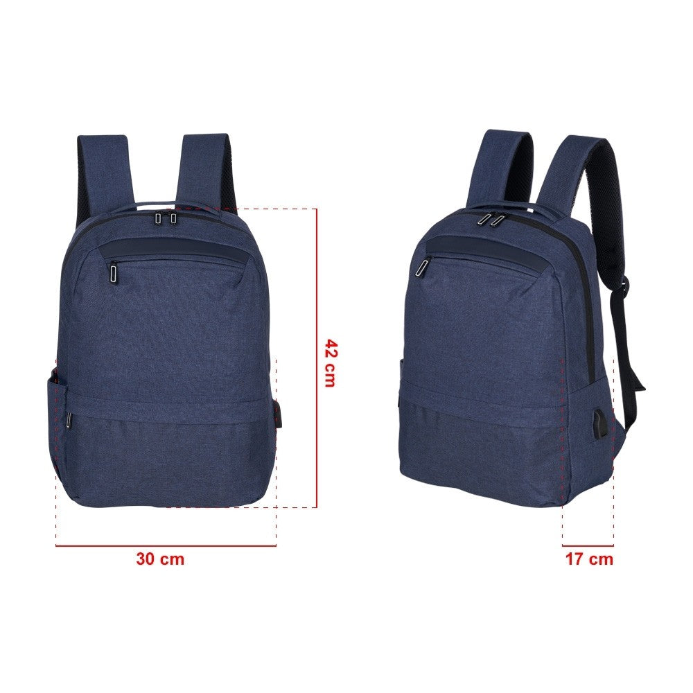 Mochila Nylon USB 21 Litros Personalizada