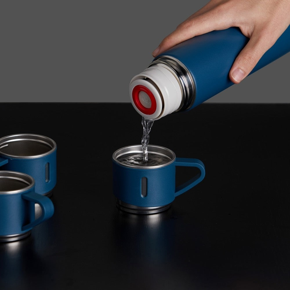 Kit Garrafa Térmica Inox 450ml Personalizada