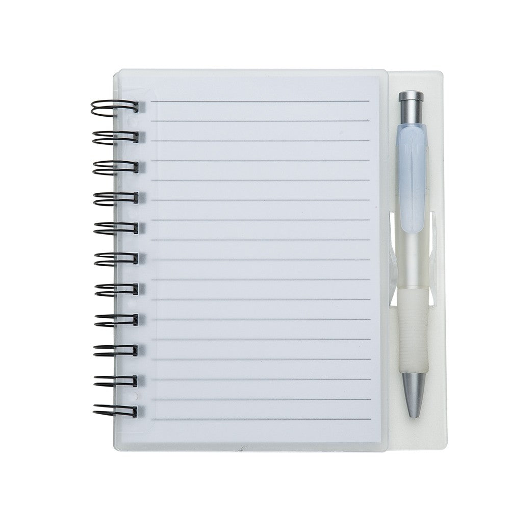 Caderno Plástico com Caneta Personalizado