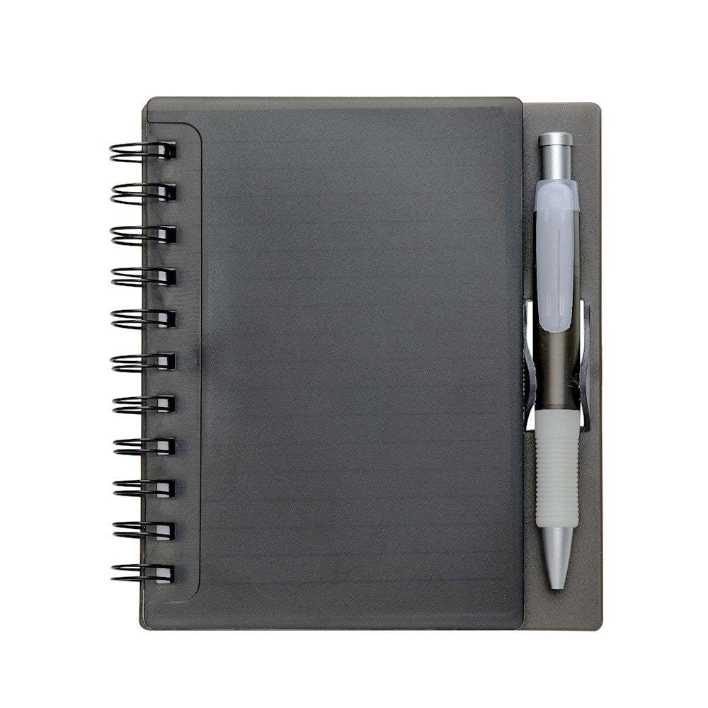 Caderno Plástico com Caneta Personalizado
