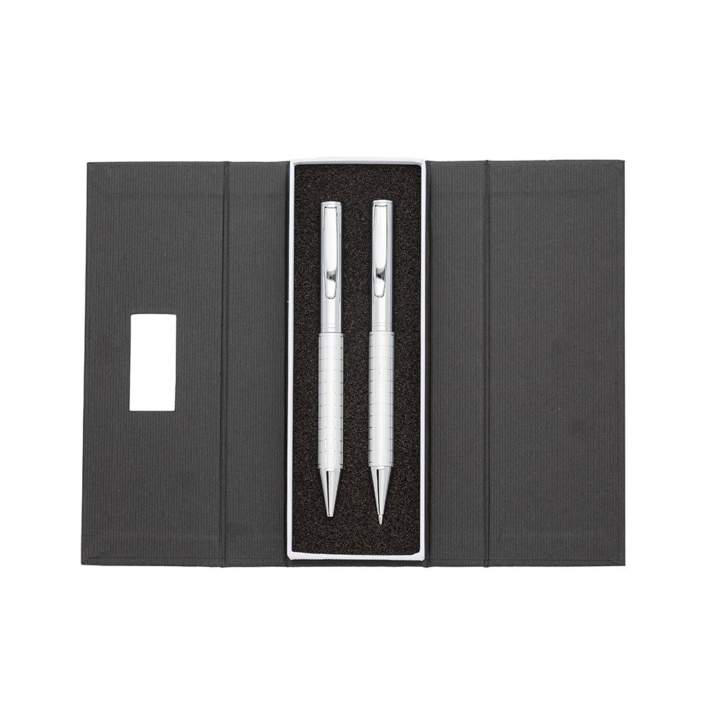 Conjunto Caneta e Lapiseira em Metal Personalizado