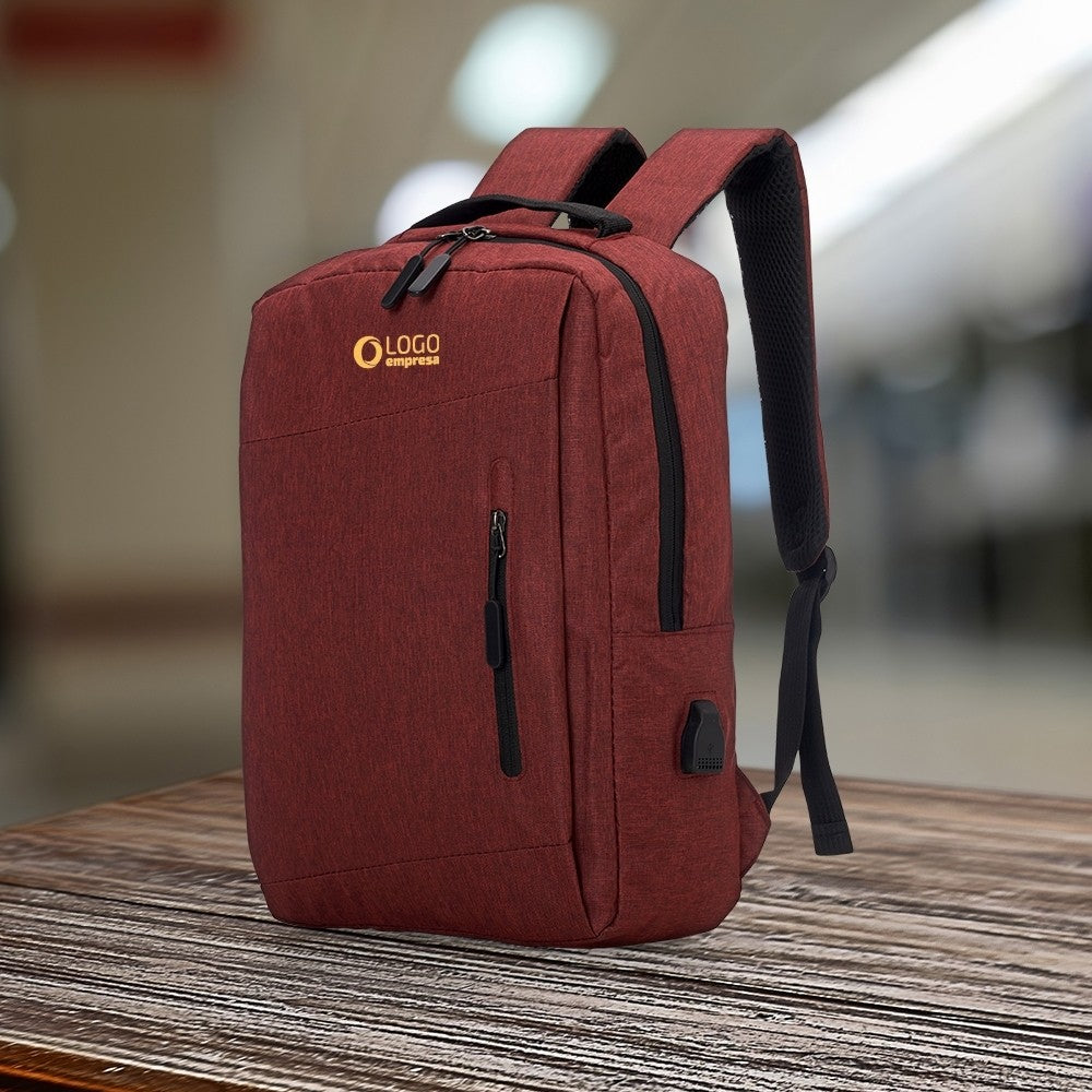 Mochila Nylon USB 21 Litros Personalizada