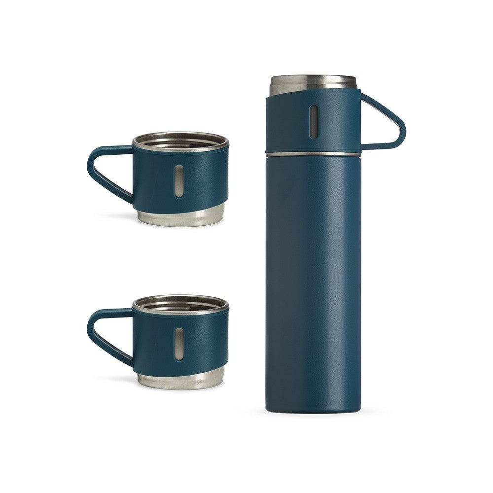 Kit Garrafa Térmica Inox 450ml Personalizada