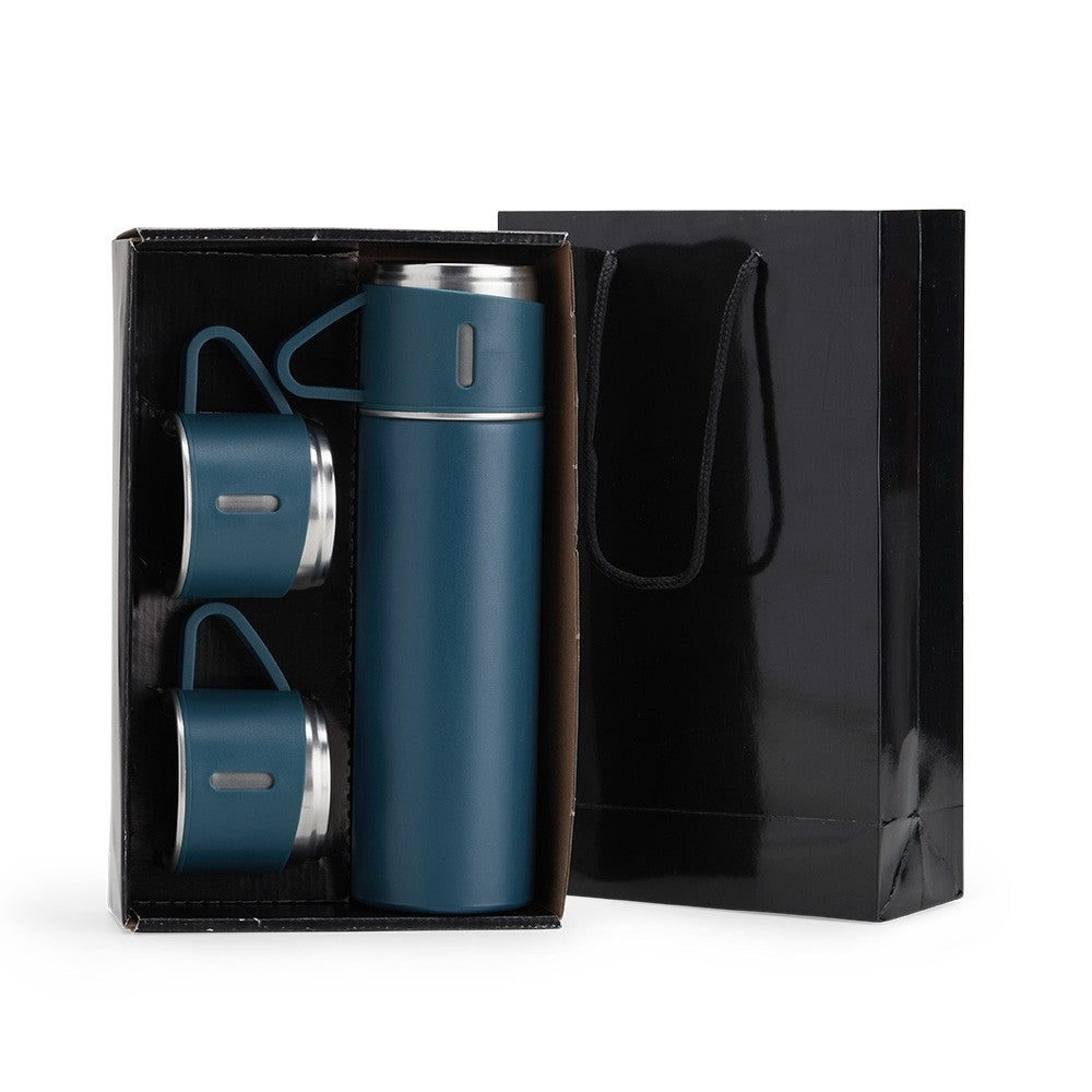 Kit Garrafa Térmica Inox 450ml Personalizada