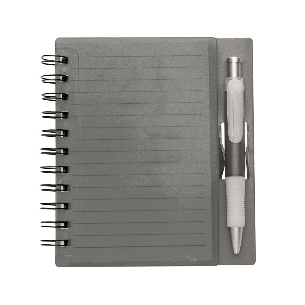 Caderno Plástico com Caneta Personalizado