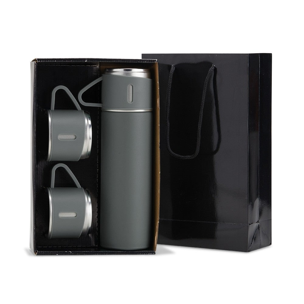 Kit Garrafa Térmica Inox 450ml Personalizada